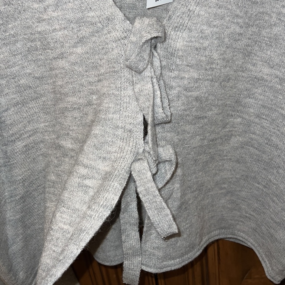 Double Zero Tie Front Cardigan - Picture 6 of 8